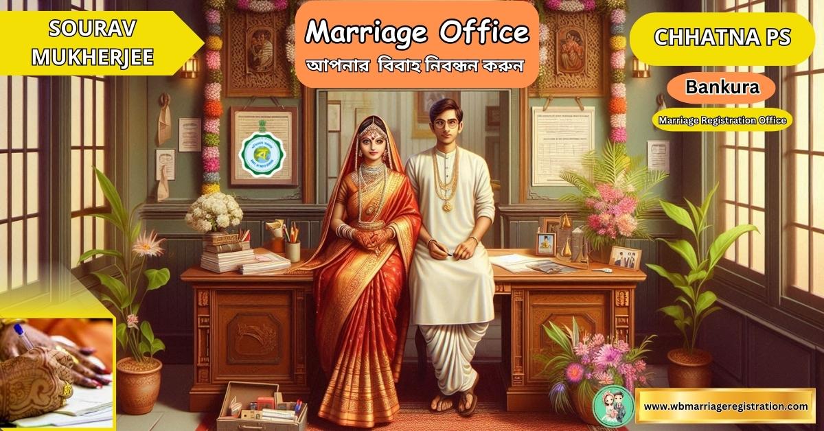 Chhatna Marriage Office marriage officer Sourav Mukherjee